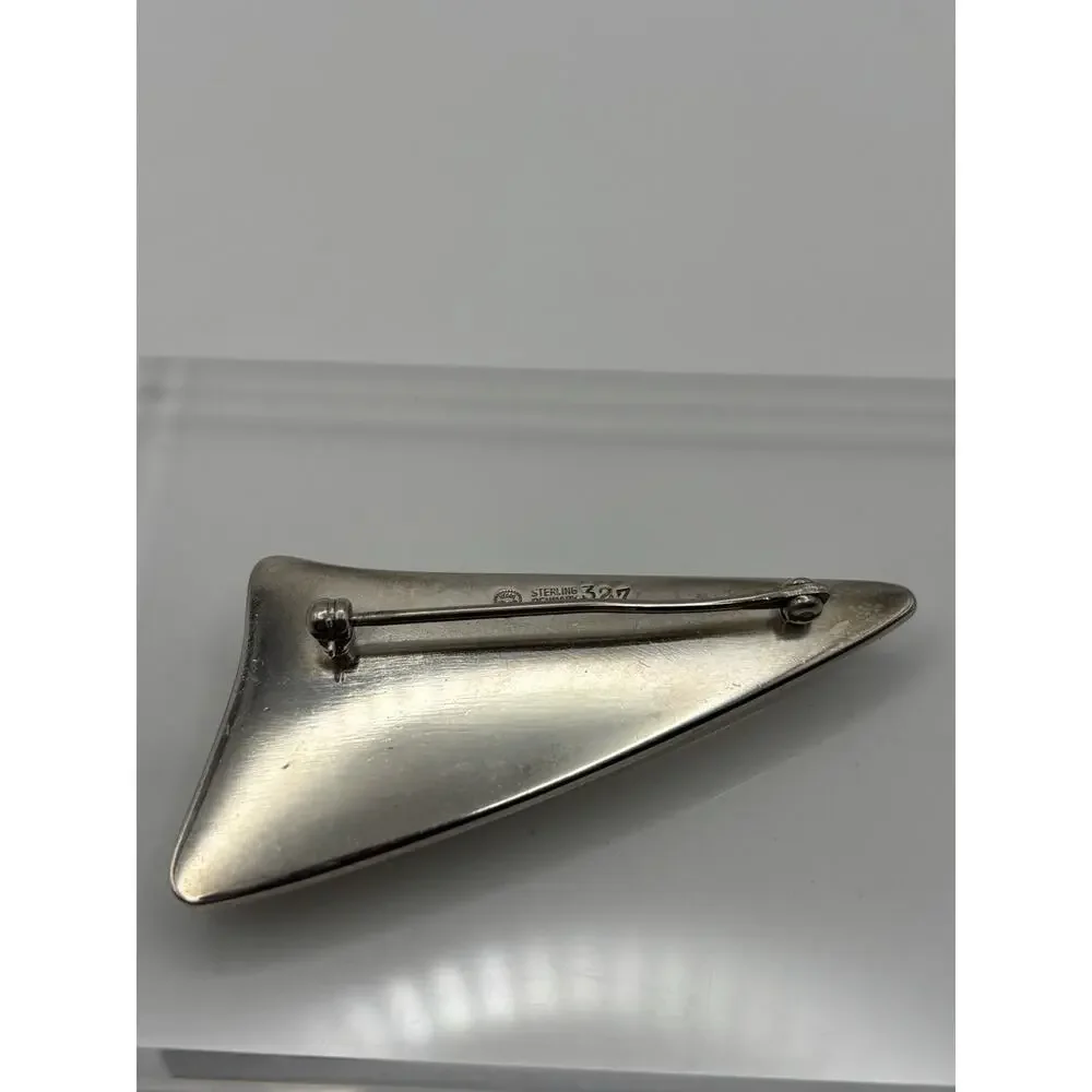Georg Jensen Denmark #337 Henning Koppel Sterling Silver 925 Brooch Modernist - Picture 7 of 10